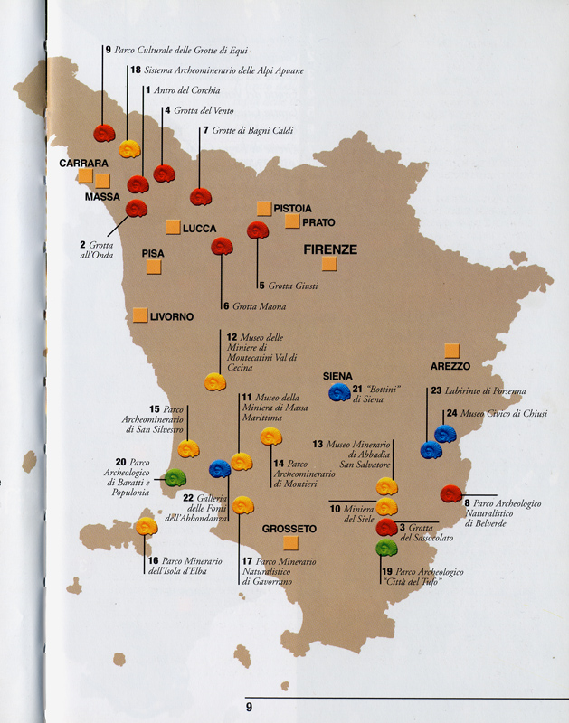 Parchi geologici in Toscana